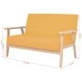 2 seater yellow fabric sofa by vidaXL, Sofas - Ref: Foro24-244658, Price: 175,70 €, Discount: %