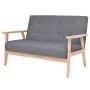 2-Sitzer-Sofa dunkelgrauer Stoff von vidaXL, Sofas - Ref: Foro24-244652, Preis: 201,86 €, Rabatt: %