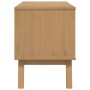 Mueble de TV OLDEN madera maciza de pino marrón 114x43x57 cm en Muebles TV | Comprar online en Foru.es