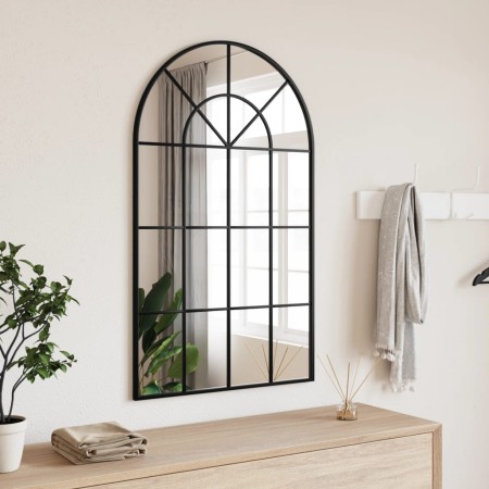 Espejo de pared arco de hierro negro 60x100 cm en Espejos | Comprar online en Foru.es