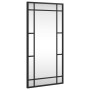 Espejo de pared rectangular de hierro negro 30x60 cm en Espejos | Comprar online en Foru.es