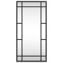 Espejo de pared rectangular de hierro negro 30x60 cm en Espejos | Comprar online en Foru.es