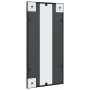 Espejo de pared rectangular de hierro negro 30x60 cm en Espejos | Comprar online en Foru.es