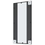 Espejo de pared rectangular de hierro negro 40x80 cm en Espejos | Comprar online en Foru.es