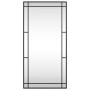 Espejo de pared rectangular de hierro negro 50x100 cm en Espejos | Comprar online en Foru.es
