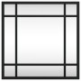 Espejo de pared cuadrado de hierro negro 30x30 cm en Espejos | Comprar online en Foru.es