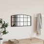 Espejo de pared arco de hierro negro 60x30 cm en Espejos | Comprar online en Foru.es