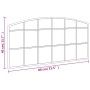 Espejo de pared arco de hierro negro 80x40 cm en Espejos | Comprar online en Foru.es