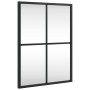 Espejo de pared rectangular de hierro negro 30x40 cm en Espejos | Comprar online en Foru.es