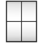 Espejo de pared rectangular de hierro negro 30x40 cm en Espejos | Comprar online en Foru.es