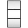 Espejo de pared rectangular de hierro negro 30x60 cm en Espejos | Comprar online en Foru.es