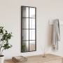 Espejo de pared rectangular de hierro negro 30x80 cm en Espejos | Comprar online en Foru.es