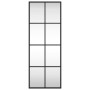 Espejo de pared rectangular de hierro negro 30x80 cm en Espejos | Comprar online en Foru.es