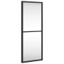 Espejo de pared rectangular de hierro negro 20x50 cm en Espejos | Comprar online en Foru.es
