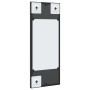 Espejo de pared rectangular de hierro negro 20x50 cm en Espejos | Comprar online en Foru.es