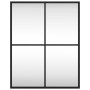 Espejo de pared rectangular de hierro negro 40x50 cm en Espejos | Comprar online en Foru.es