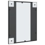 Espejo de pared rectangular de hierro negro 40x50 cm en Espejos | Comprar online en Foru.es