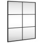 Espejo de pared rectangular de hierro negro 50x60 cm en Espejos | Comprar online en Foru.es
