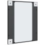 Espejo de pared rectangular de hierro negro 50x60 cm en Espejos | Comprar online en Foru.es