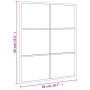 Espejo de pared rectangular de hierro negro 50x60 cm en Espejos | Comprar online en Foru.es