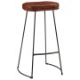 Taburetes de bar Gavin 2 uds marrón oscuro 44x37,5x78 cm en Taburetes de cocina | Comprar online en Foru.es