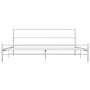 Estructura de cama de metal blanca 160x200 cm de vidaXL, Camas y somieres - Ref: Foro24-284696, Precio: 118,58 €, Descuento: %
