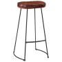 Taburetes de bar Gavin 2 uds marrón oscuro 44x37,5x78 cm en Taburetes de cocina | Comprar online en Foru.es