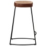 Taburetes de bar 2 uds marrón oscuro 41x29x62 cm en Taburetes de cocina | Comprar online en Foru.es