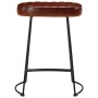 Taburetes de bar 2 uds marrón oscuro 40x29,5x53 cm en Taburetes de cocina | Comprar online en Foru.es