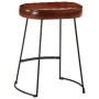 Taburetes de bar 2 uds marrón oscuro 40x29,5x53 cm en Taburetes de cocina | Comprar online en Foru.es