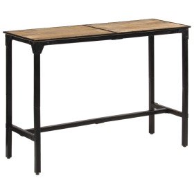 Mesa de bar madera maciza de mango rugoso 150x55x107 cm en Taburetes de cocina | Comprar online en Foru.es