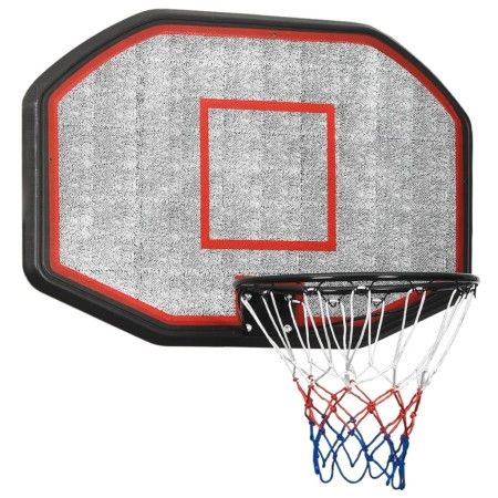 Tablero de baloncesto polietileno negro 109x71x3 cm de vidaXL, Tableros de baloncesto - Ref: Foro24-93665, Precio: 114,79 €, ...