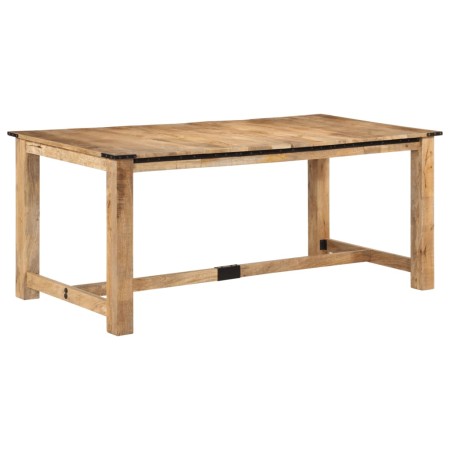 Mesa de comedor madera maciza de mango 180x90x75 cm en Mesas de comedor | Comprar online en Foru.es