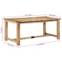 Mesa de comedor madera maciza de mango 180x90x75 cm en Mesas de comedor | Comprar online en Foru.es
