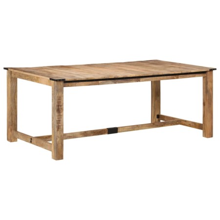 Mesa de comedor madera maciza de mango 200x100x75 cm en Mesas de comedor | Comprar online en Foru.es