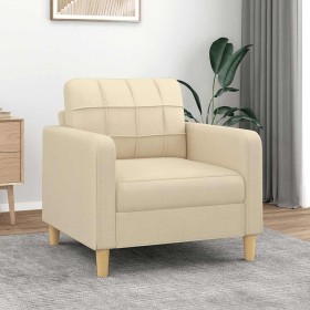 Sillón de tela color crema 60 cm en Sofás | Comprar online en Foru.es