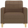 Sillón de tela marrón 60 cm en Sofás | Comprar online en Foru.es
