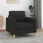 Sillón de tela negro 60 cm en Sofás | Comprar online en Foru.es