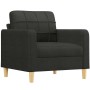 Sillón de tela negro 60 cm en Sofás | Comprar online en Foru.es