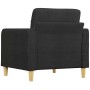 Sillón de tela negro 60 cm en Sofás | Comprar online en Foru.es