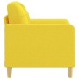 Sillón de tela amarillo claro 60 cm en Sofás | Comprar online en Foru.es
