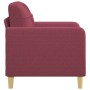 Sillón de tela rojo tinto 60 cm en Sofás | Comprar online en Foru.es