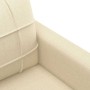 Sofá de 2 plazas de tela color crema 120 cm en Sofás | Comprar online en Foru.es