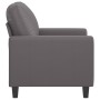 Sillón cuero sintético gris 60 cm en Sofás | Comprar online en Foru.es