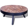 Mesa de centro redonda madera de teca reciclada de vidaXL, Mesas de centro - Ref: Foro24-241714, Precio: 143,57 €, Descuento: %