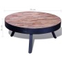 Mesa de centro redonda madera de teca reciclada de vidaXL, Mesas de centro - Ref: Foro24-241714, Precio: 143,57 €, Descuento: %