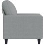 Sillón de tela gris claro 60 cm en Sofás | Comprar online en Foru.es