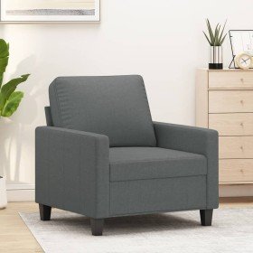 Sillón de tela gris oscuro 60 cm en Sofás | Comprar online en Foru.es