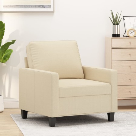 Sillón de tela color crema 60 cm en Sofás | Comprar online en Foru.es