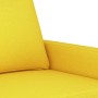 Sofá de 2 plazas de tela amarillo claro 120 cm en Sofás | Comprar online en Foru.es